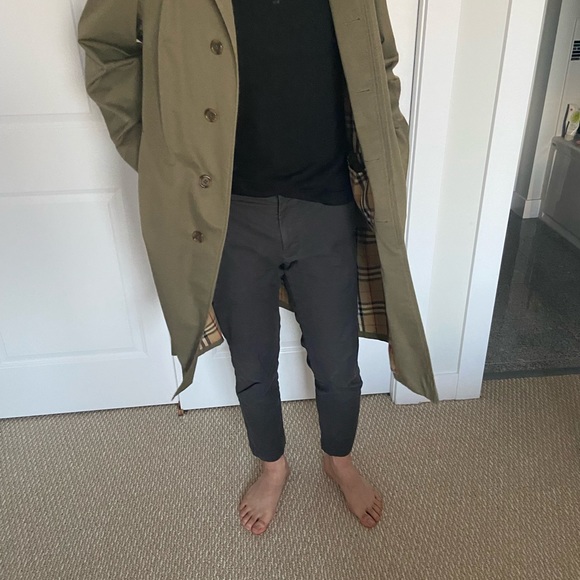 Mens Burberry Trench-coat Size L - Olive Green - Picture 11 of 11